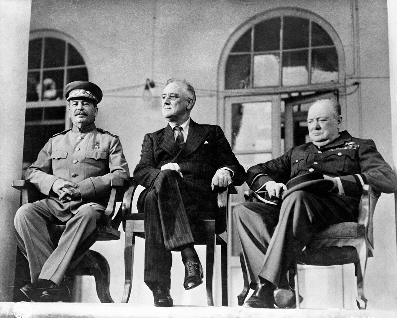 Churchill, Roosevelt e Stalin